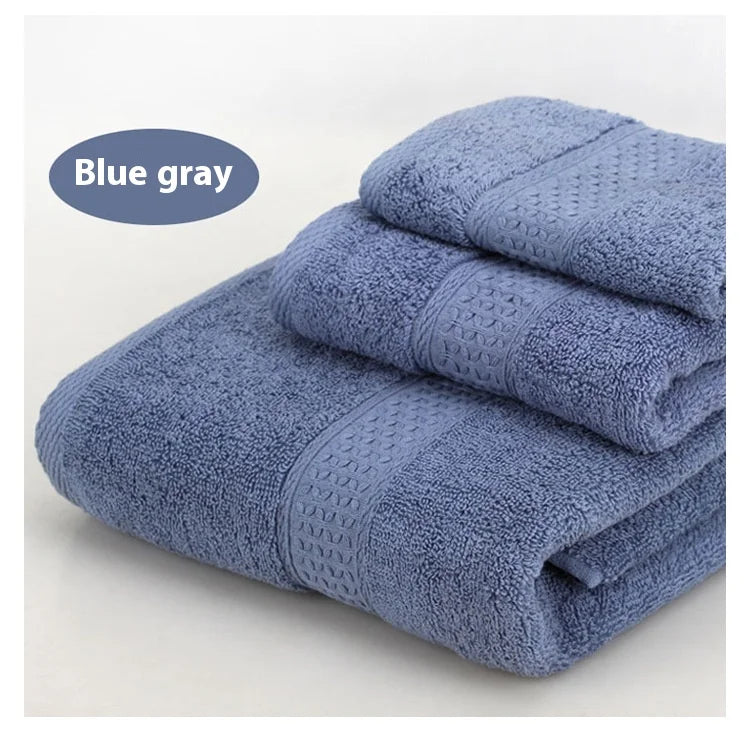 Pure Cotton Towel Long Staple Cotton 12 Color Thick Enlarged Absorbent Household Square Towel Embroidered All Cotton Towel