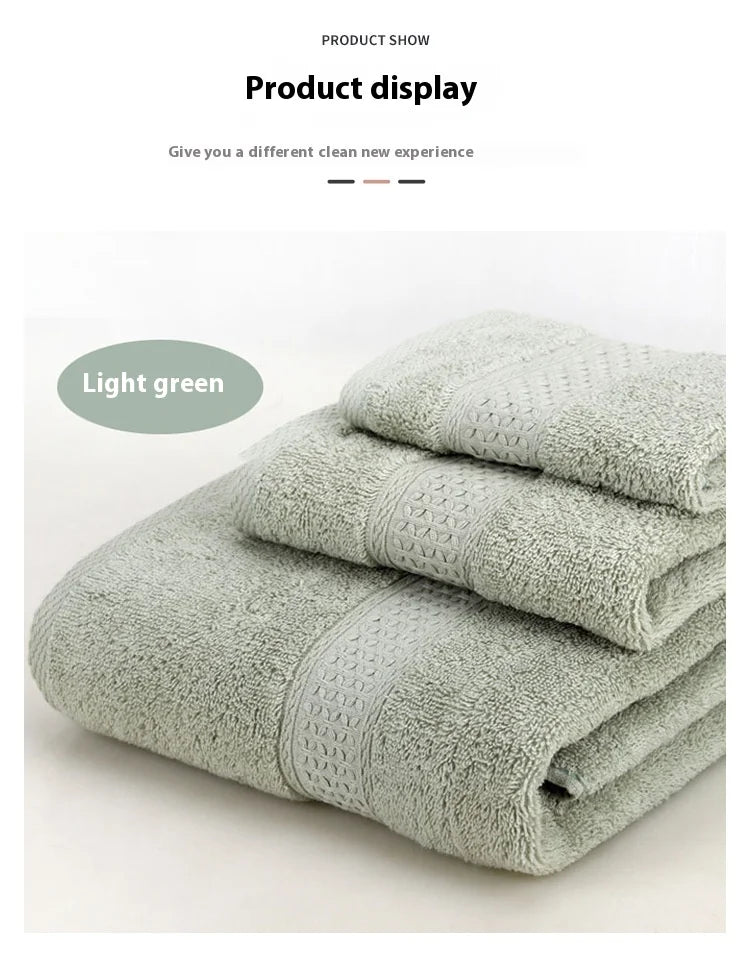 Pure Cotton Towel Long Staple Cotton 12 Color Thick Enlarged Absorbent Household Square Towel Embroidered All Cotton Towel