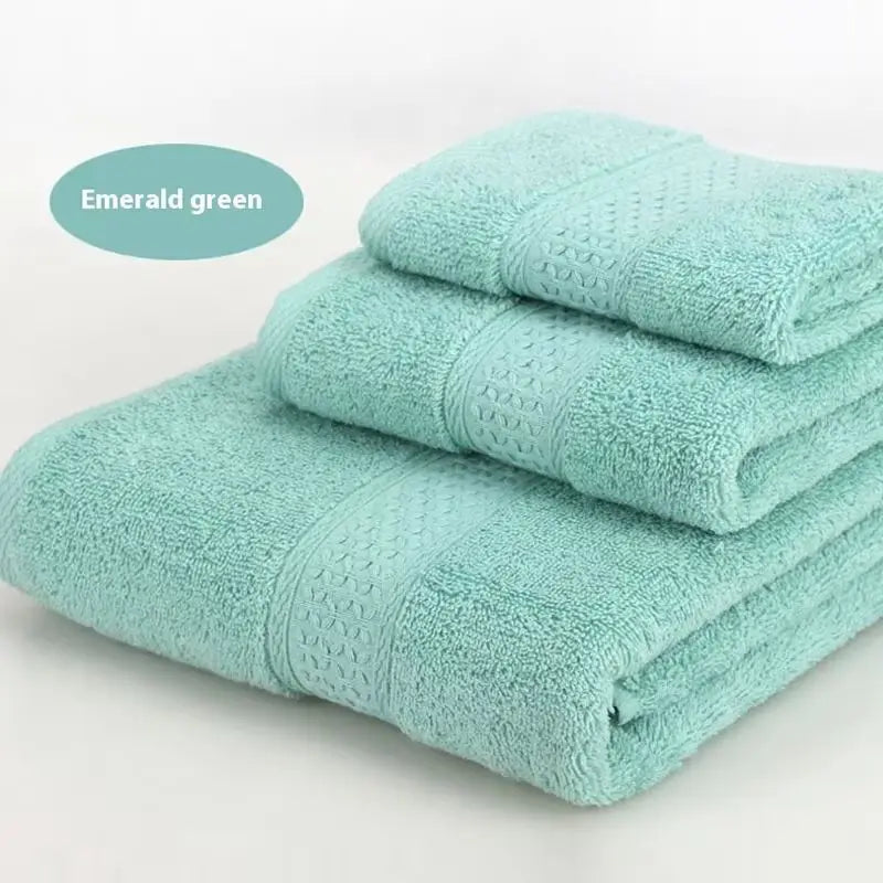 Pure Cotton Towel Long Staple Cotton 12 Color Thick Enlarged Absorbent Household Square Towel Embroidered All Cotton Towel