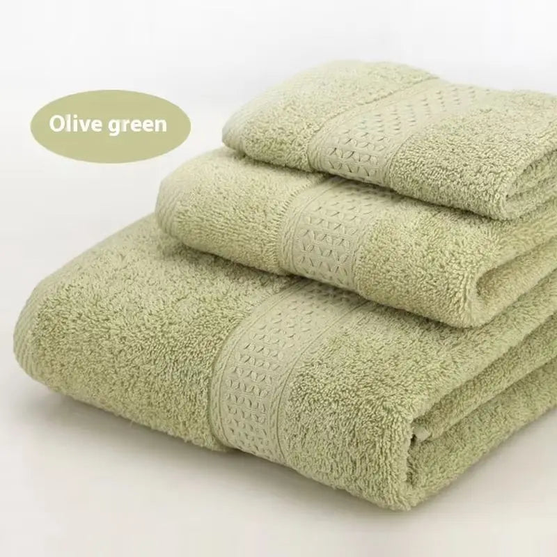 Pure Cotton Towel Long Staple Cotton 12 Color Thick Enlarged Absorbent Household Square Towel Embroidered All Cotton Towel