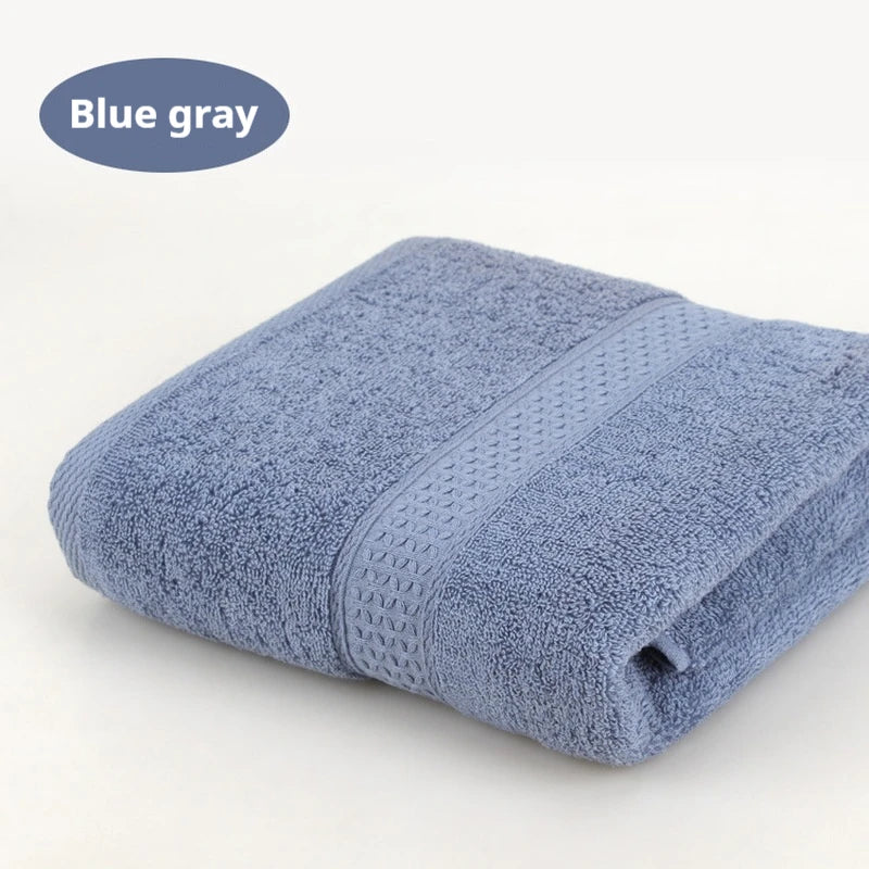 Pure Cotton Towel Long Staple Cotton 12 Color Thick Enlarged Absorbent Household Square Towel Embroidered All Cotton Towel