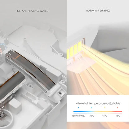 Bidet Toilet with Bidet Built in, Auto Flush, Heated Seat, Warm Air Drying, Modern Smart Toilet