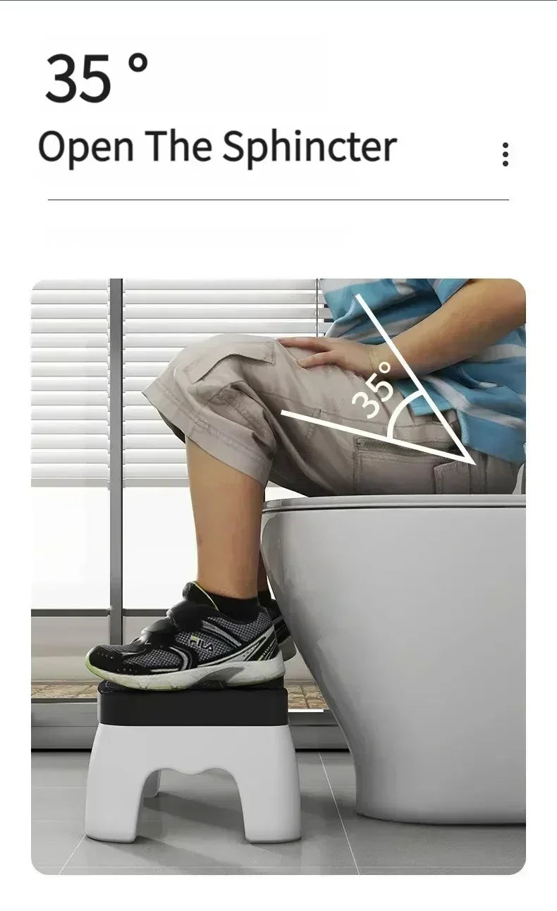 1 PCS Toilet Squat Stool Removable Non-slip Toilet Seat Stool Portable Squat Stool Home Adult Bathroom Accessories