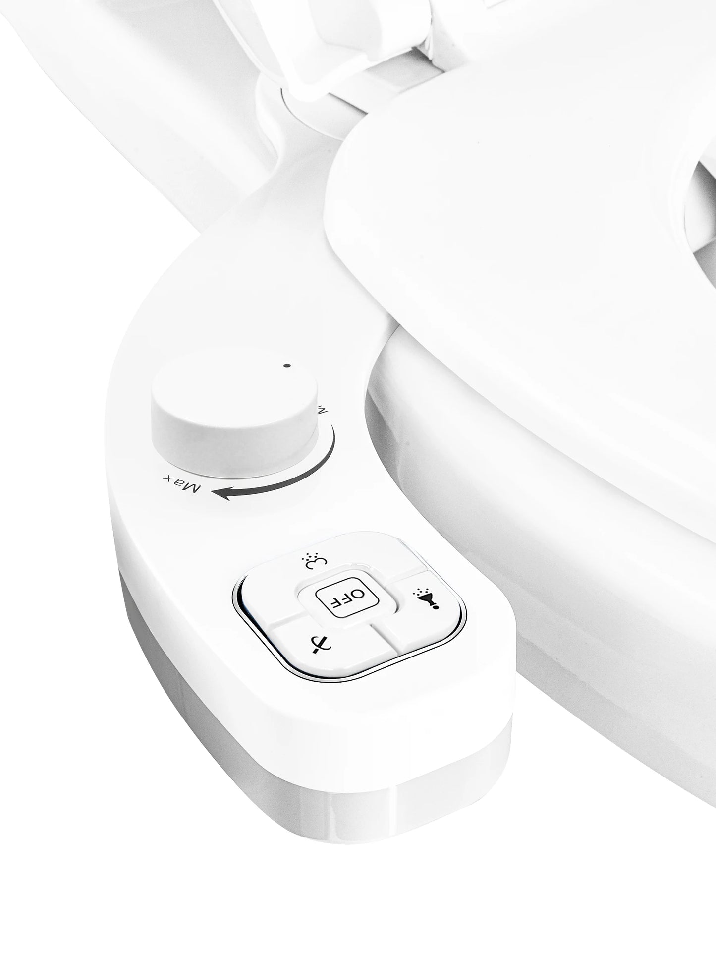 SAMODRA Non-Electric Bidet - Self Cleaning Dual Nozzle (Frontal and Rear Wash) Water Bidet Toilet Seat Attachment