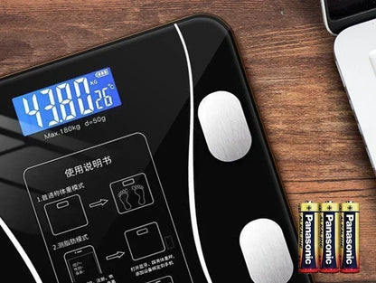 Smart Scale for Body Weight, Digital Bathroom Scale Bluetooth Body Fat Scale,Body Composition Analyzer with Smart APP Sync Weigh