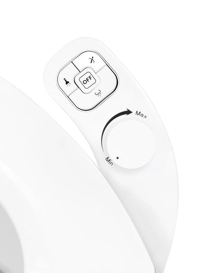 SAMODRA Non-Electric Bidet - Self Cleaning Dual Nozzle (Frontal and Rear Wash) Water Bidet Toilet Seat Attachment