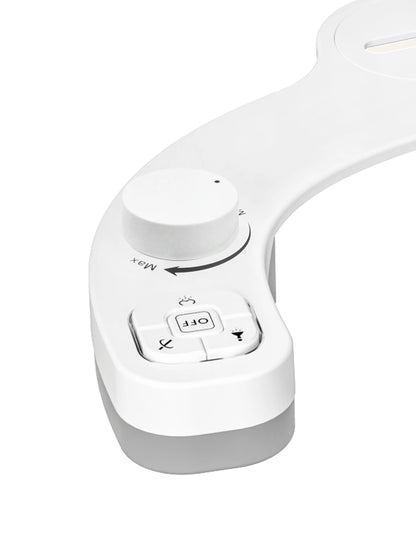 SAMODRA Non-Electric Bidet - Self Cleaning Dual Nozzle (Frontal and Rear Wash) Water Bidet Toilet Seat Attachment